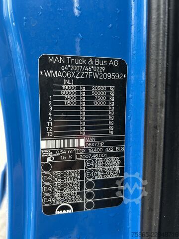 Standard tractor Man TGX 18.400 XLX / 929 dkm / Tacho V2 / Full Spoi...