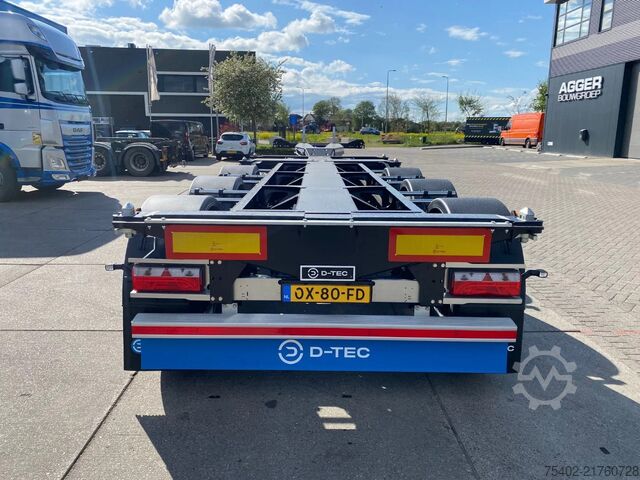 Container transport D-TEC FLEXITRAILER FT-LS-S / 3x Extendable / 1x Lift ...
