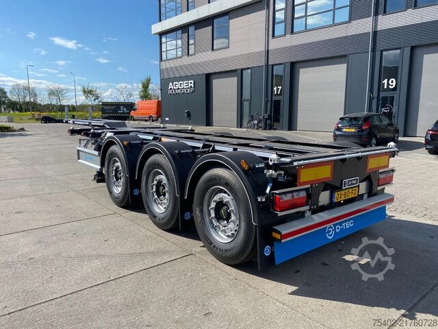 Container transport D-TEC FLEXITRAILER FT-LS-S / 3x Extendable / 1x Lift ...