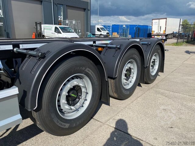 Container transport D-TEC FLEXITRAILER FT-LS-S / 3x Extendable / 1x Lift ...