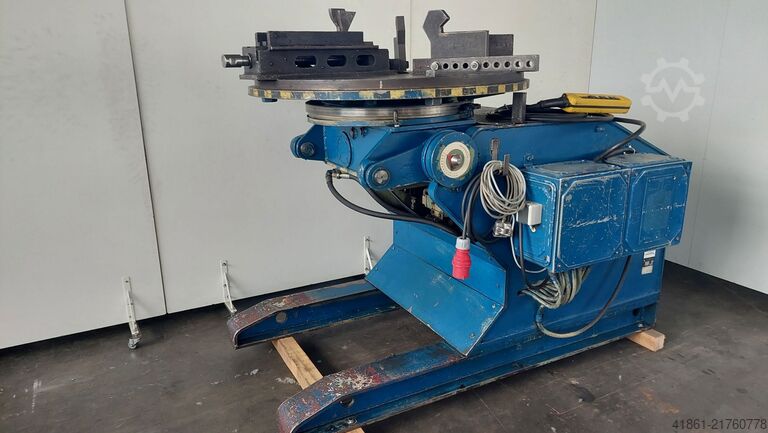 Motorized welding turntable and tilting table VEB-HALLE MAH 5000