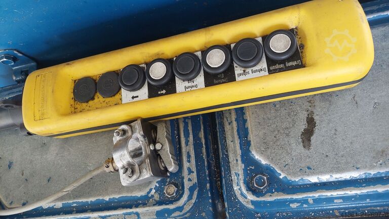Motorized welding turntable and tilting table VEB-HALLE MAH 5000