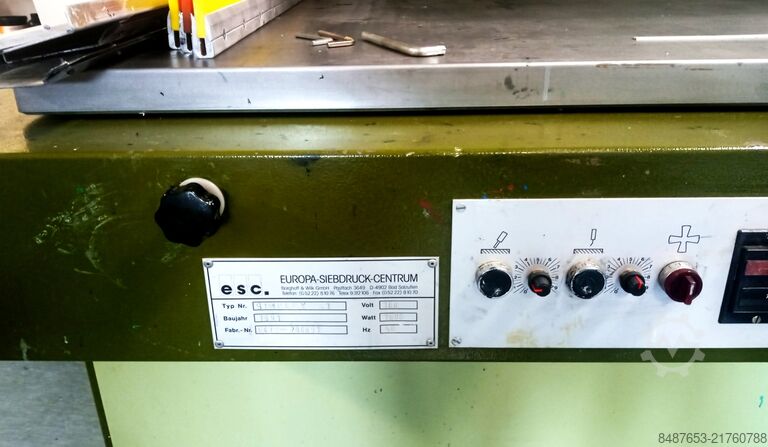 Screen printing machine ESC. Simplex S3