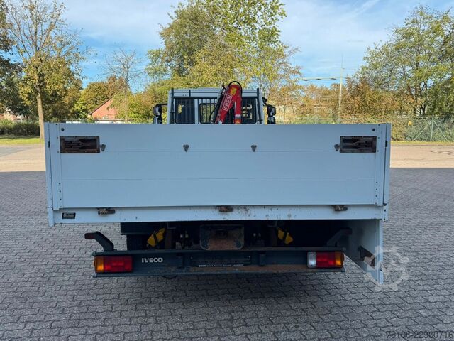 Pritschenwagen IVECO 75E16 Pritsche mit Kran Fassi