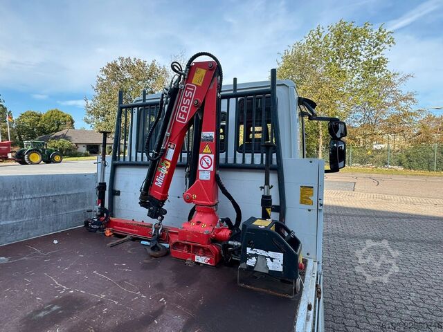 Pritschenwagen IVECO 75E16 Pritsche mit Kran Fassi