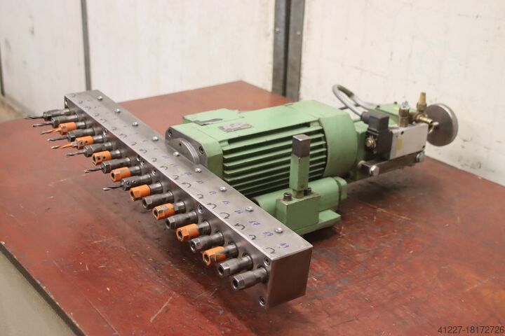 Mehrspindelbohrkopf mit Antrieb Perske 18 Spindeln