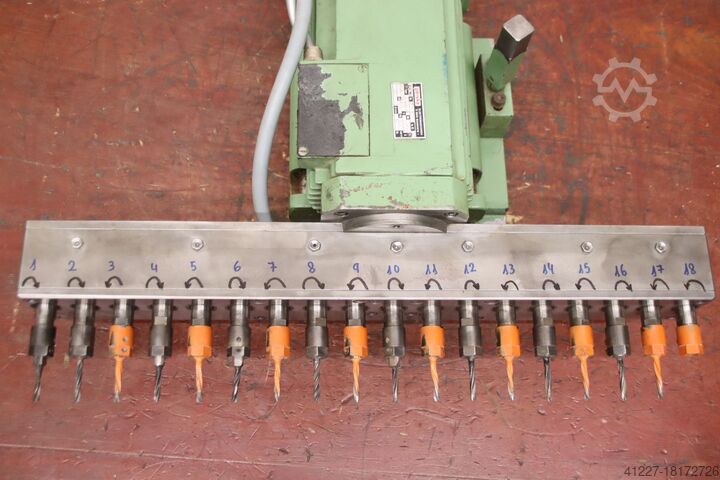 Mehrspindelbohrkopf mit Antrieb Perske 18 Spindeln