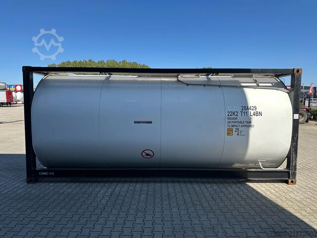 Tankcontainer CIMC 20FT ISO /  25.020L / 1 comp. / L4BN / UN Porta...