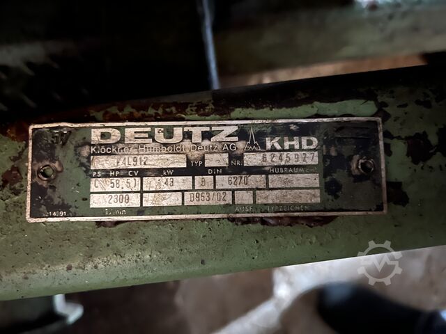 Rohrrichtmaschine DEUTZ / ITS F4L912