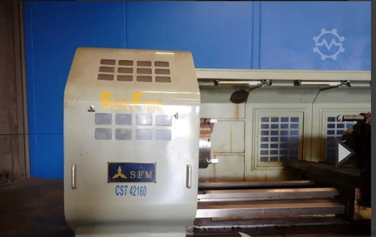 CST42160 4 meter flat bed CNC lathe Sunfirm Taiwan CST42160