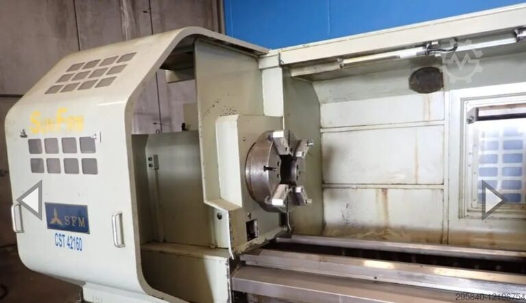 CST42160 4 meter flat bed CNC lathe Sunfirm Taiwan CST42160