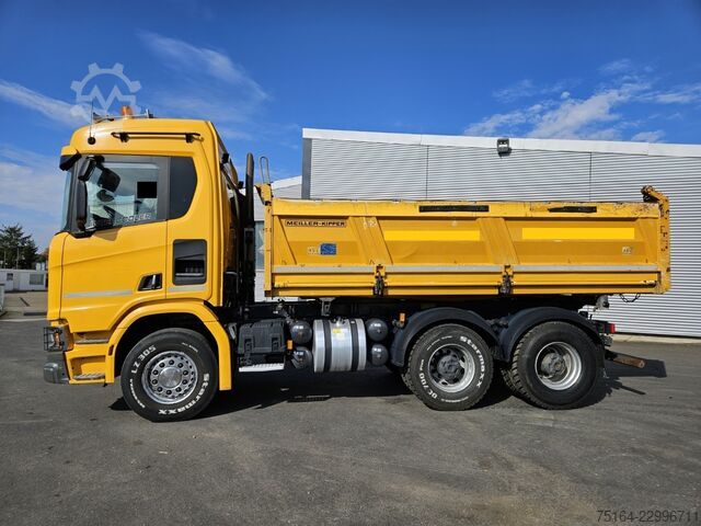Three-sided tipper truck SCANIA R 650 6x4 Bordmatik