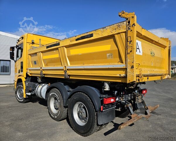 Three-sided tipper truck SCANIA R 650 6x4 Bordmatik