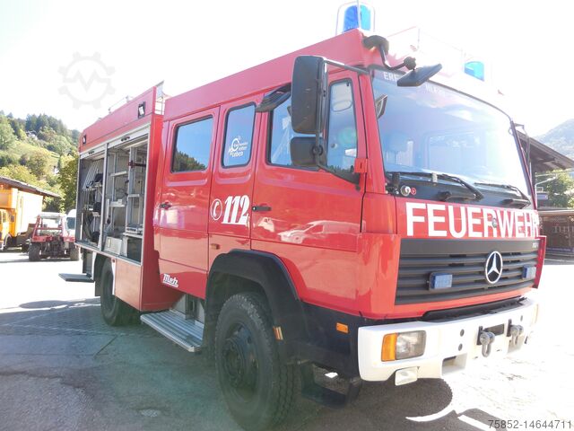 Fire/Rescue Mercedes-Benz 1124 AF LF 16 Löschfahrzeug Schlauchhaspel Metz Pumpe Feuerwehr