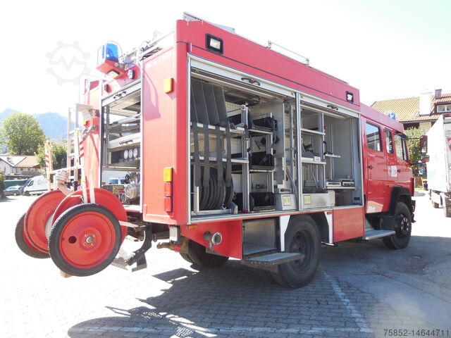 Fire/Rescue Mercedes-Benz 1124 AF LF 16 Löschfahrzeug Schlauchhaspel Metz Pumpe Feuerwehr