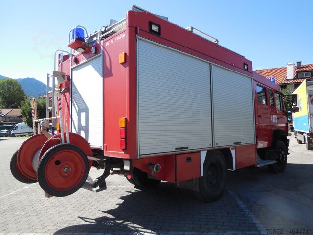 Fire/Rescue Mercedes-Benz 1124 AF LF 16 Löschfahrzeug Schlauchhaspel Metz Pumpe Feuerwehr