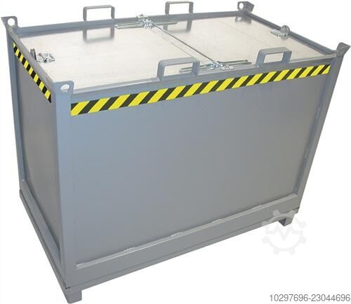 Lid, galvanized, for folding bottom container - 1 piece  