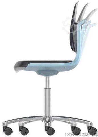 Work swivel chair Labsit RL, seat shell - 1 piece  