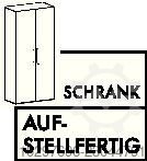 Wardrobe locker H2156xW800xD420mm - 1 unit  