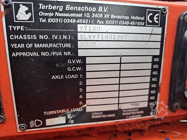 Terminal tractor TERBERG YT 180 | met kenteken | with registration.