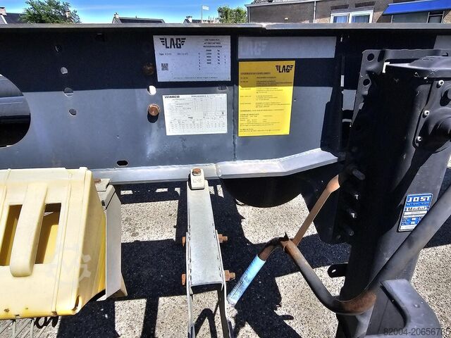 Container transport LAG 0-3-CC |TANK CONTAINER CHASSIS ADR| BPW DISC |...