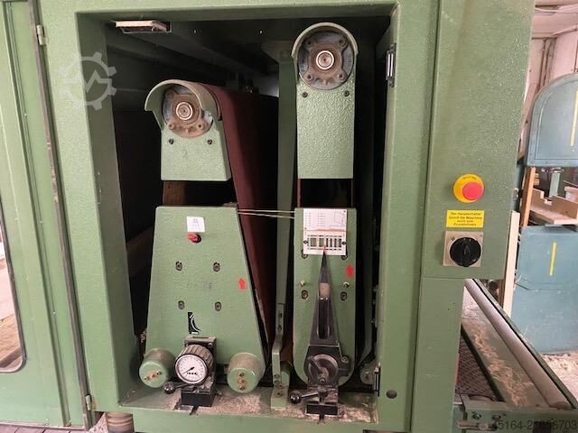 Wide belt sanding machine / Constant speed machine Kündig Enorm Duplex 1350