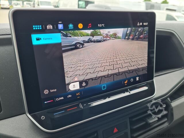 Curtain sider van VW Crafter 35 Pritsche Schiebeplane LED Tempom.