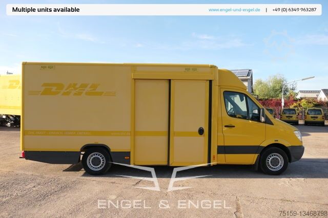 Box van mercedes-benz SPRINTER 310 CDI MAXI EURO-5 KOFFER REGALE KAMERA DURCHGANG