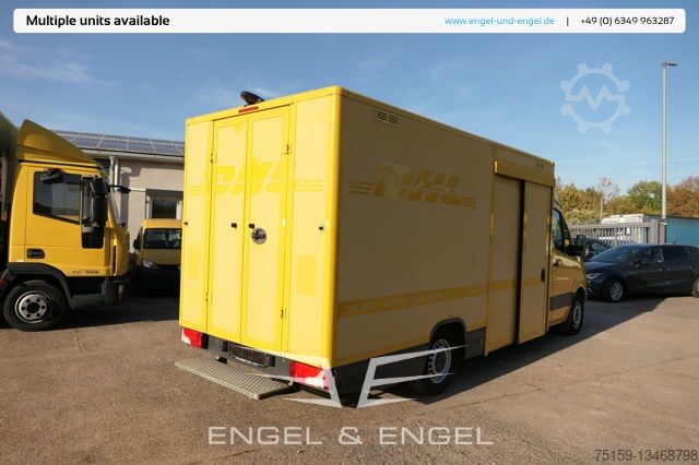 Box van mercedes-benz SPRINTER 310 CDI MAXI EURO-5 KOFFER REGALE KAMERA DURCHGANG