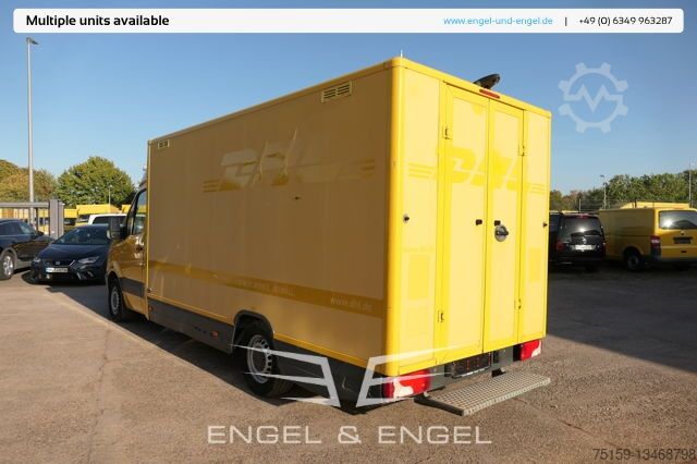 Box van mercedes-benz SPRINTER 310 CDI MAXI EURO-5 KOFFER REGALE KAMERA DURCHGANG