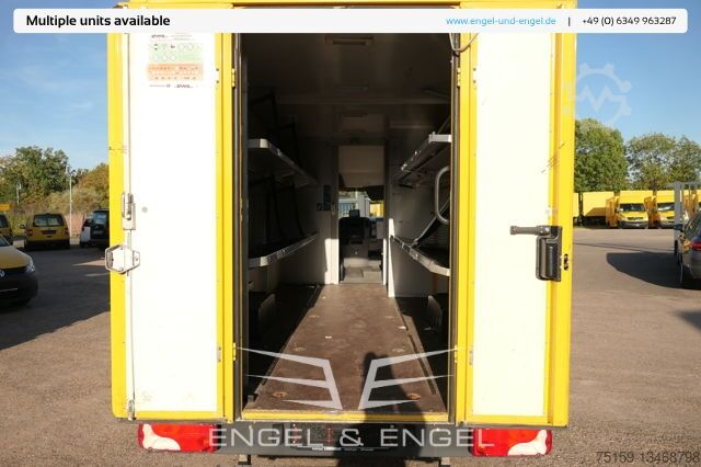 Box van mercedes-benz SPRINTER 310 CDI MAXI EURO-5 KOFFER REGALE KAMERA DURCHGANG