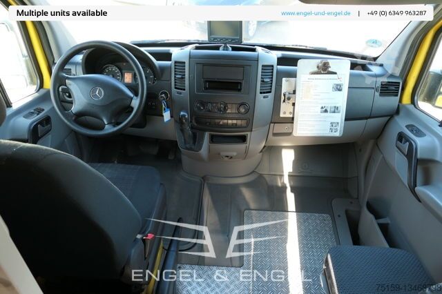 Box van mercedes-benz SPRINTER 310 CDI MAXI EURO-5 KOFFER REGALE KAMERA DURCHGANG