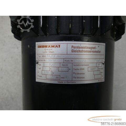 Control unit Indramat MDC 10.20F / MMA-0 / S06 Gleichstromservomotor SN: 35638