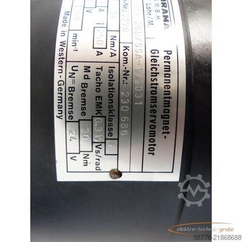 Control unit Indramat MDC9.20B / SSA-1 / S031 Gleichstrom - Servomotor SN: 2770