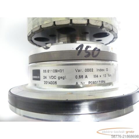 Control unit KUKA Rotor für 1FK6081-6AF71 Motor mit Binder Bremse 86 61109H31