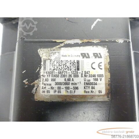 Control unit KUKA Stator für 1FK6081-6AF71 Motor