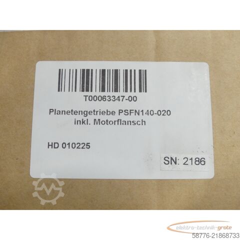 Control unit Neugart PSFN140-020-SSSD3AG-Z32/60/130/165/B5/M10 Planetengetriebe SN2186 -neu-