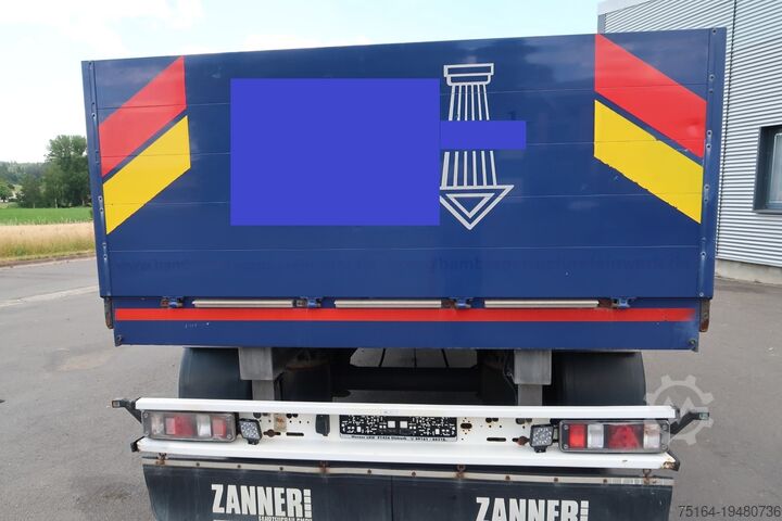 Trailer with open flatbed Zanner APO 18