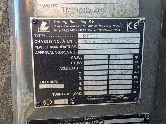 Terminal tractor TERBERG RT 282 | 4X4 |TURNING CHAIR| AUTOMATIC GEAR|248...