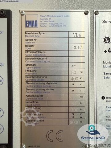 Vertical Turning Machine EMAG VL 4