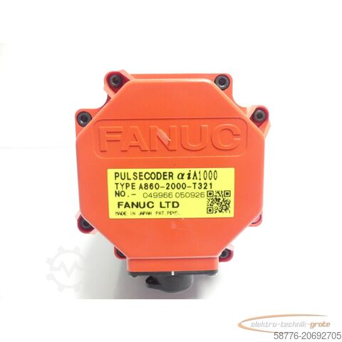 Fanuc Motor Fanuc A06B-0216-B200 # 0100 Motor SNC05XF2945 + A860-2000-T321 --