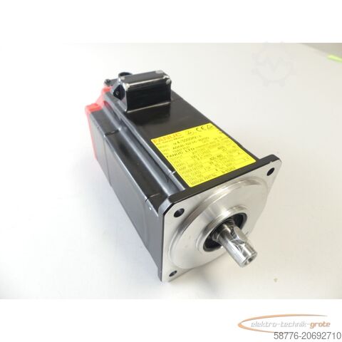 Fanuc Motor Fanuc A06B-0216-B200 AC Servo Motor SN:C042F3537 + A860-2020-T301 Pulsecoder
