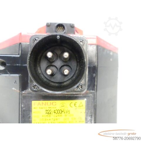 Fanuc Motor Fanuc A06B-0266-B100 SN: C03XA7281  + Pulsecoder A860-2000 Servomotor