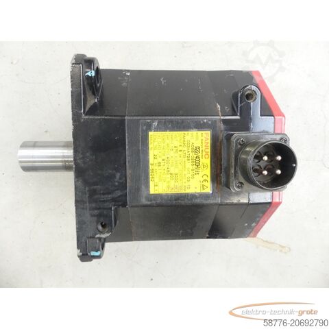 Fanuc Motor Fanuc A06B-0266-B100 SN: C03XA7281  + Pulsecoder A860-2000 Servomotor