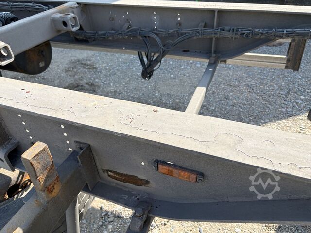 Swap chassis trailer x 15xLafette Zwilling Verzinkt lange Bälge