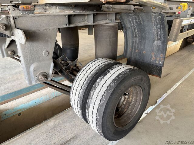 Swap chassis trailer x 15xLafette Zwilling Verzinkt lange Bälge