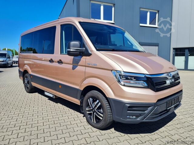Minibus Man TGE 3.180 Kombi 9 Sitze ALU ERGO KAMERA LED NAVI LEDER Sonderumbau