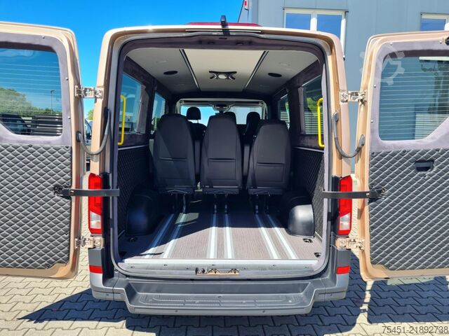 Minibus Man TGE 3.180 Kombi 9 Sitze ALU ERGO KAMERA LED NAVI LEDER Sonderumbau
