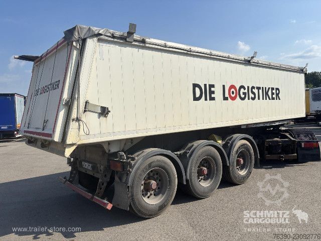 Kipper Auflieger Langendorf Semitrailer Tipper Alu-square sided body 24m³