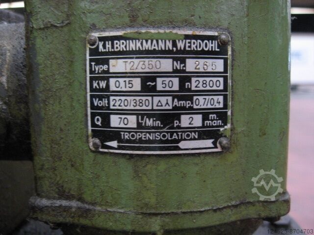 Flat grinding machine BLOHM Simplex 75